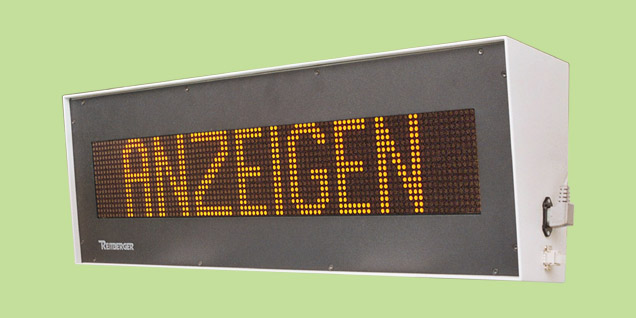 alphanumerische großanzeige